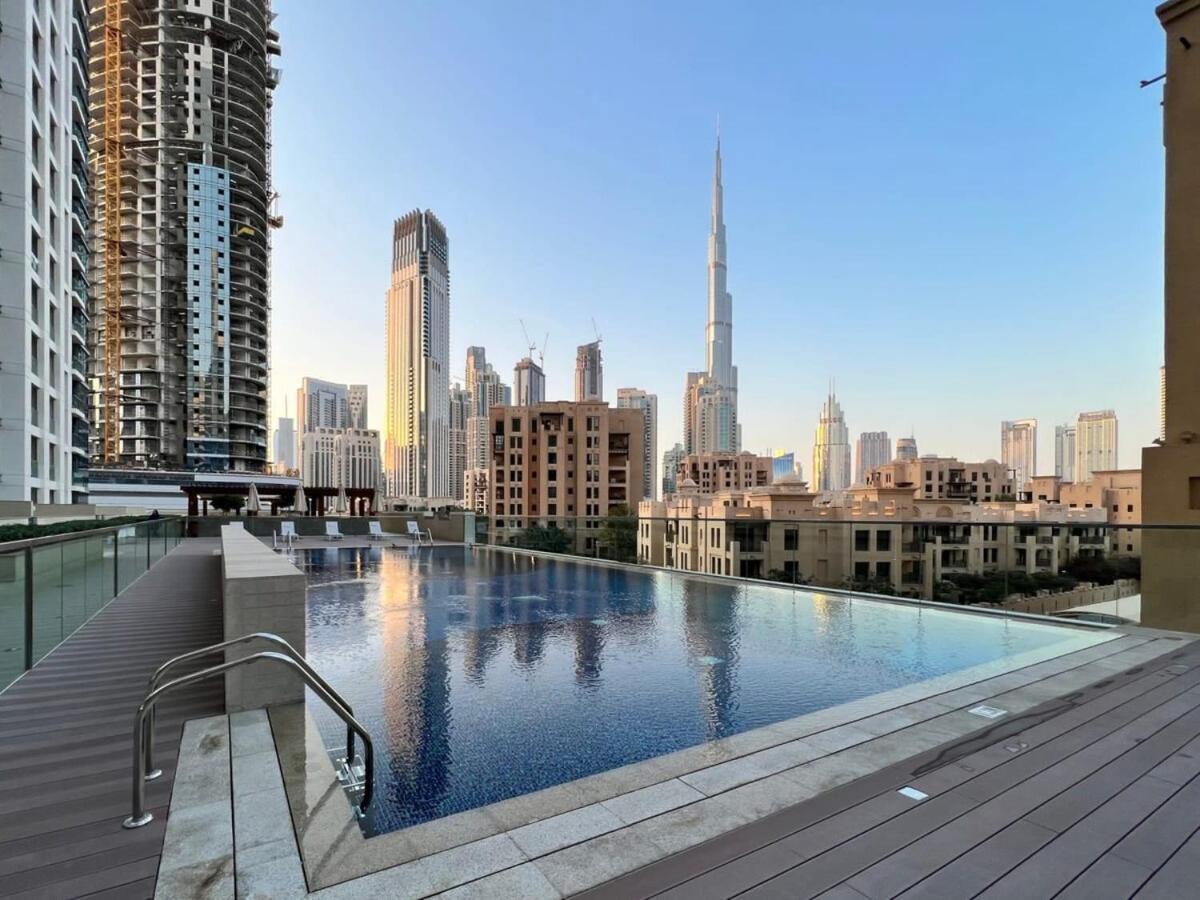Apartament Silkhaus Design 1Bdr With Burj Khalifa View In New Tower Dubaj Zewnętrze zdjęcie