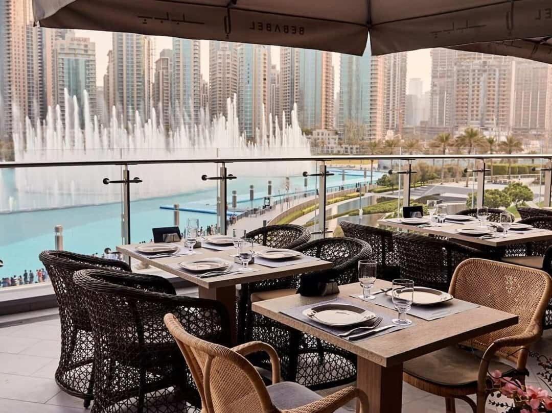Apartament Silkhaus Design 1Bdr With Burj Khalifa View In New Tower Dubaj Zewnętrze zdjęcie