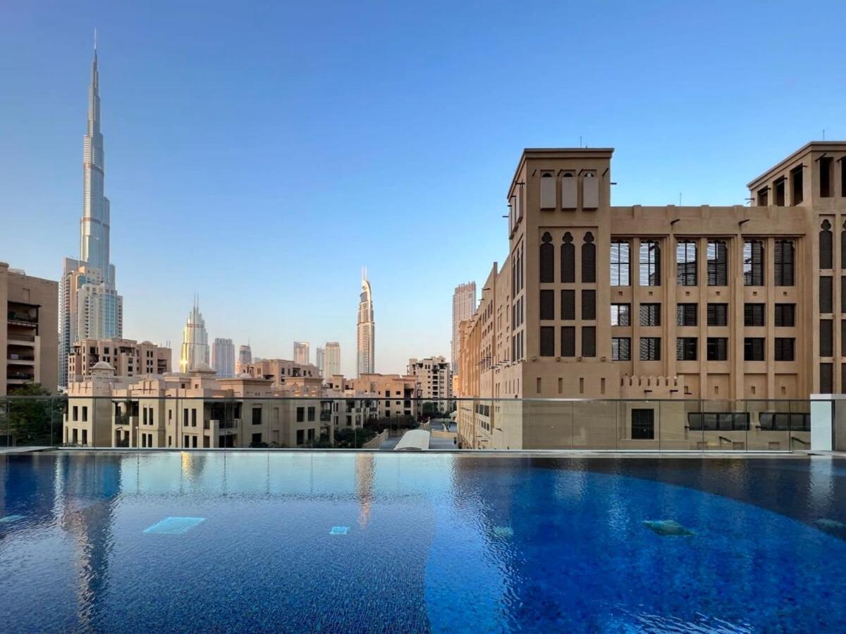 Apartament Silkhaus Design 1Bdr With Burj Khalifa View In New Tower Dubaj Zewnętrze zdjęcie